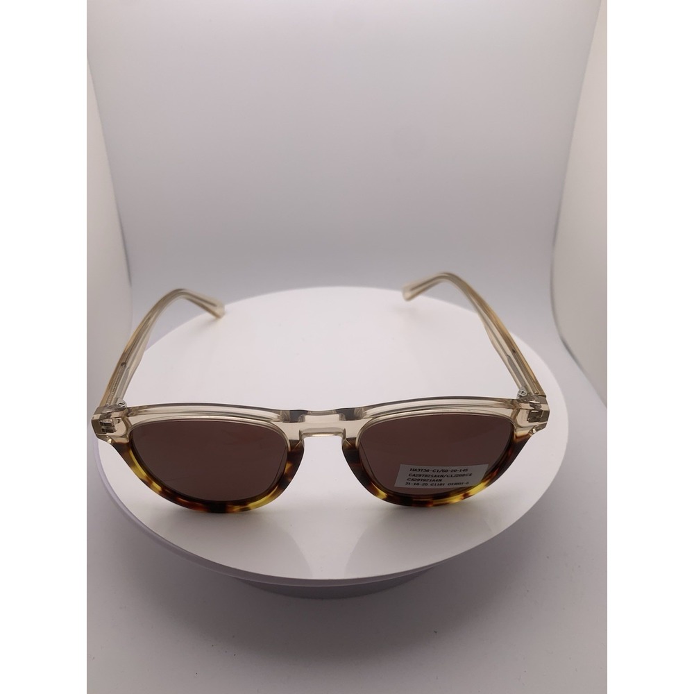 NEW INVU Clear Brown Yellow Unisex Sunglasses - Sample Piece (21)